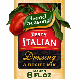 Good Seasons Zesty Italian Dressing & Recipe Mix, 0.6 oz Packet, Casein-Free