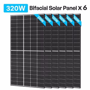 Renogy 6pcs 320W Solar Panel 24V, 18BB N-Type 25% High Efficiency