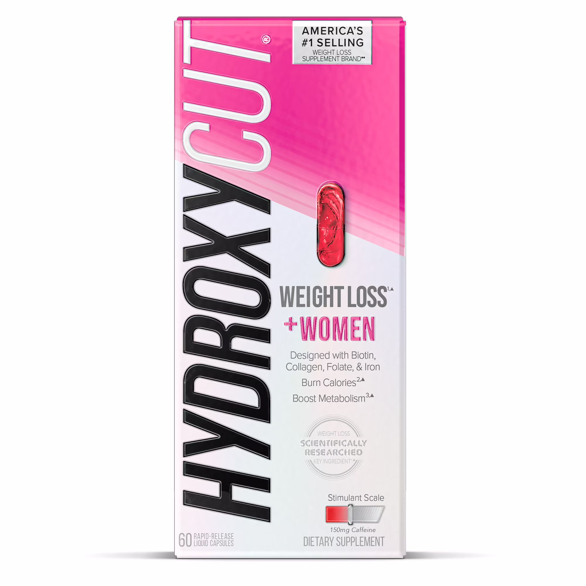 Hydroxycut Pro Clinical Max For Women Weight Loss Supplement Rapid Release Capsules 60 count